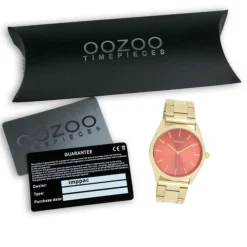 Oozoo Unisex Armbanduhr OOZOO Timepieces Analog Edelstahl gold UOC11432