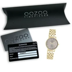 Oozoo Unisex Armbanduhr OOZOO Vintage Analog Edelstahl gold UOC20377