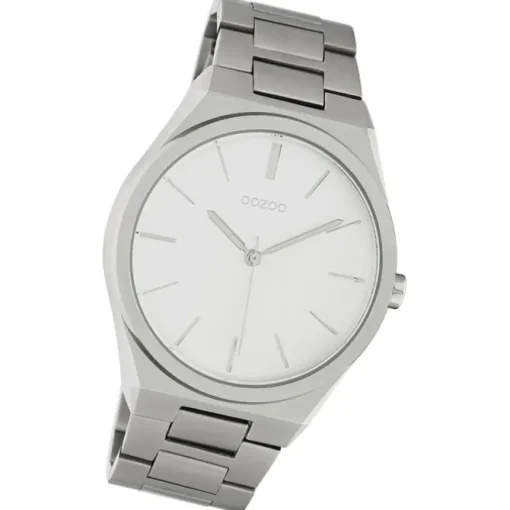 Oozoo Unisex Armbanduhr Timepieces Analog Metall silber UOC10520
