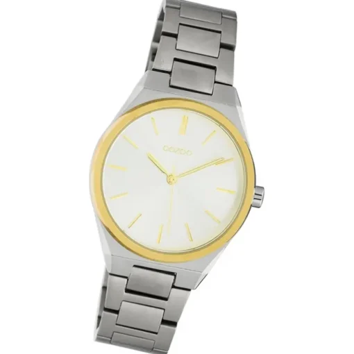 Oozoo Unisex Armbanduhr Timepieces Analog Metall silber UOC10526