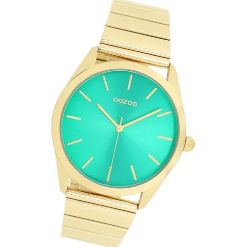 Oozoo Unisex Armbanduhr Timepieces Analog Metallband gold UOC11519
