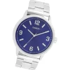 Oozoo Unisex Armbanduhr Timepieces Analog Metallband silber UOC11503