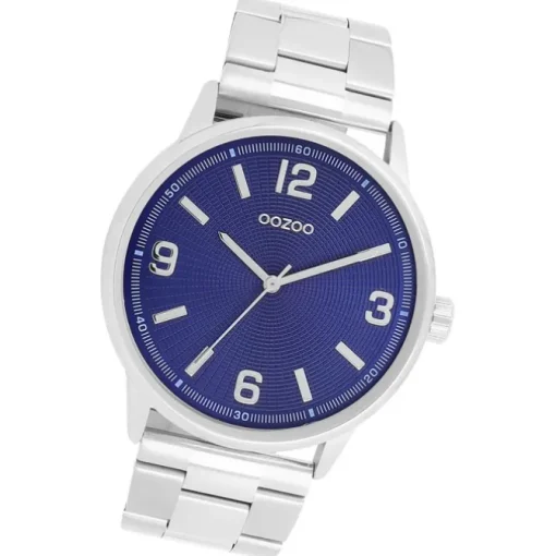 Oozoo Unisex Armbanduhr Timepieces Analog Metallband silber UOC11503