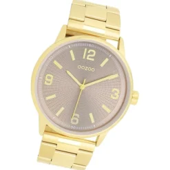 Oozoo Unisex Armbanduhr Timepieces Analog Metallband gold UOC11504