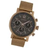 Oozoo Unisex Armbanduhr Timepieces C10702 Analog Edelstahl bronze UOC10702