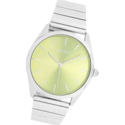 Oozoo Unisex Armbanduhr Timepieces Analog Metallband silber UOC11515