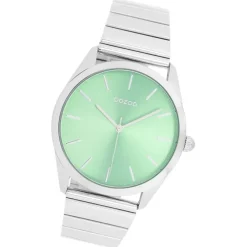 Oozoo Unisex Armbanduhr Timepieces Analog Metallband silber UOC11516