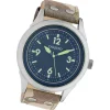 Oozoo Unisex Armbanduhr Timepieces Analog Leder camouflage braun UOC10353