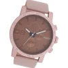 Oozoo Unisex Armbanduhr Timepieces Analog Leder taupe braun UOC11218