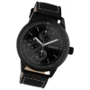 Oozoo Unisex Armbanduhr Timepieces C10909 Analog Leder schwarz UOC10909