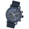 Oozoo Unisex Armbanduhr Timepieces C10701 Analog Edelstahl blau UOC10701