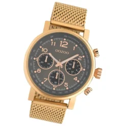 Oozoo Unisex Armbanduhr Timepieces C10703 Analog Edelstahl roségold UOC10703