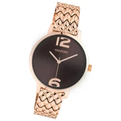 Oozoo Unisex Armbanduhr Timepieces C10924 Analog Edelstahl roségold UOC10924