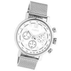 Oozoo Unisex Armbanduhr Timepieces C10900 Analog Edelstahl silber UOC10900