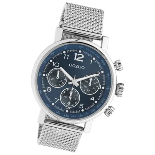Oozoo Unisex Armbanduhr Timepieces C10904 Analog Edelstahl silber UOC10904