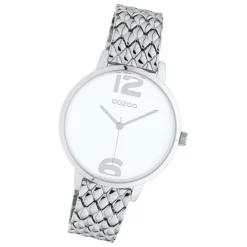 Oozoo Unisex Armbanduhr Timepieces C10920 Analog Edelstahl silber UOC10920