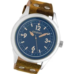 Oozoo Unisex Armbanduhr Timepieces Analog Leder camouflage UOC10352