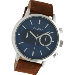 Oozoo Unisex Armbanduhr Timepieces Analog Leder braun UOC10670