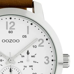Oozoo Unisex Armbanduhr Timepieces Analog Leder braun UOC10505