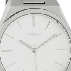 Oozoo Unisex Armbanduhr Timepieces Analog Metall silber UOC10520