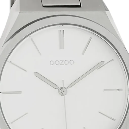 Oozoo Unisex Armbanduhr Timepieces Analog Metall silber UOC10520
