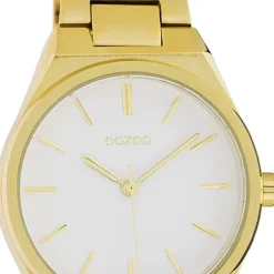 Oozoo Unisex Armbanduhr Timepieces Analog Metall gold UOC10527
