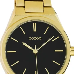 Oozoo Unisex Armbanduhr Timepieces Analog Metall gold UOC10528