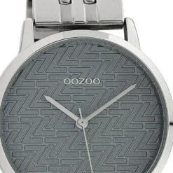 Oozoo Unisex Armbanduhr Timepieces Analog Metall silber UOC10555