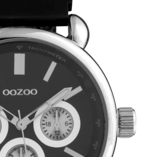 Oozoo Unisex Armbanduhr Timepieces Analog Metall schwarz UOC10696