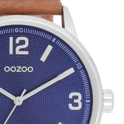 Oozoo Unisex Armbanduhr Timepieces Analog Lederband braun UOC11501
