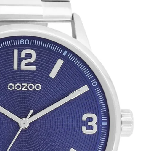 Oozoo Unisex Armbanduhr Timepieces Analog Metallband silber UOC11503