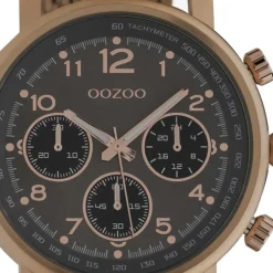 Oozoo Unisex Armbanduhr Timepieces C10702 Analog Edelstahl bronze UOC10702