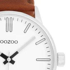 Oozoo Unisex Armbanduhr Timepieces Analog Lederband braun UOC11513