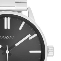 Oozoo Unisex Armbanduhr Timepieces Analog Metallband silber UOC11514