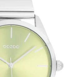 Oozoo Unisex Armbanduhr Timepieces Analog Metallband silber UOC11515