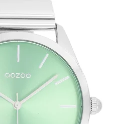 Oozoo Unisex Armbanduhr Timepieces Analog Metallband silber UOC11516