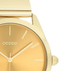 Oozoo Unisex Armbanduhr Timepieces Analog Metallband gold UOC11517
