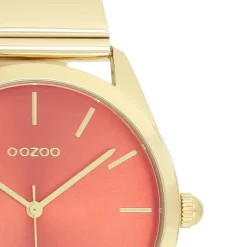 Oozoo Unisex Armbanduhr Timepieces Analog Metallband gold UOC11518