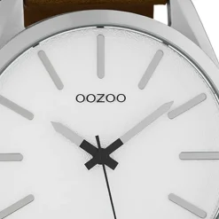 Oozoo Unisex Armbanduhr Timepieces Analog Leder braun UOC10320