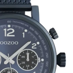 Oozoo Unisex Armbanduhr Timepieces C10701 Analog Edelstahl blau UOC10701