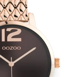 Oozoo Unisex Armbanduhr Timepieces C10924 Analog Edelstahl roségold UOC10924