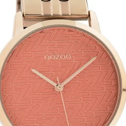 Oozoo Unisex Armbanduhr Timepieces Analog Metall rosegold UOC10559
