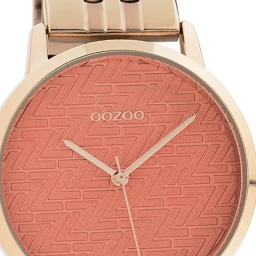 Oozoo Unisex Armbanduhr Timepieces Analog Metall rosegold UOC10559