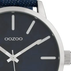 Oozoo Unisex Armbanduhr Timepieces Analog Textil blau UOC10002