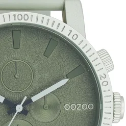Oozoo Unisex Armbanduhr Timepieces Analog Leder grün UOC11215