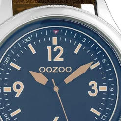 Oozoo Unisex Armbanduhr Timepieces Analog Leder camouflage UOC10352