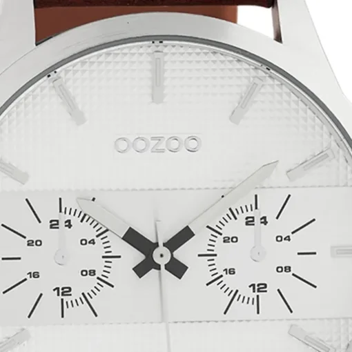 Oozoo Unisex Armbanduhr Timepieces Analog Leder braun UOC10535