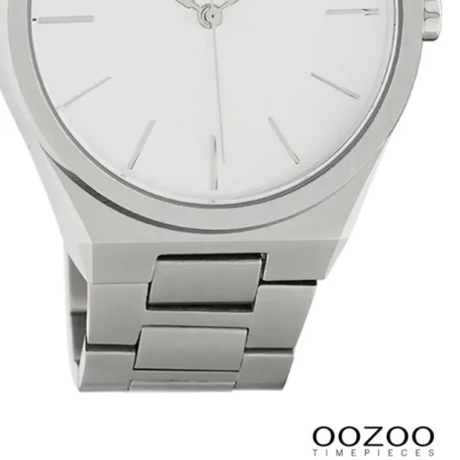 Oozoo Unisex Armbanduhr Timepieces Analog Metall silber UOC10520