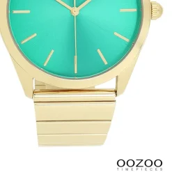 Oozoo Unisex Armbanduhr Timepieces Analog Metallband gold UOC11519