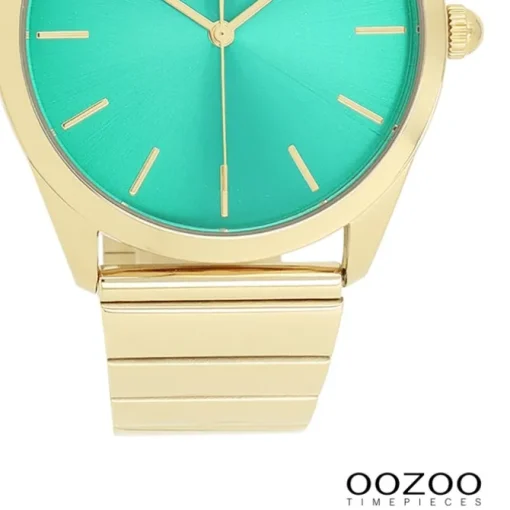 Oozoo Unisex Armbanduhr Timepieces Analog Metallband gold UOC11519